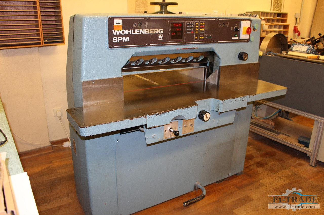 Wohlenberg 76 SPM - Paper cutting machine: picture 2 Wohlenberg 76 SPM - Paper cutting machine: picture 2