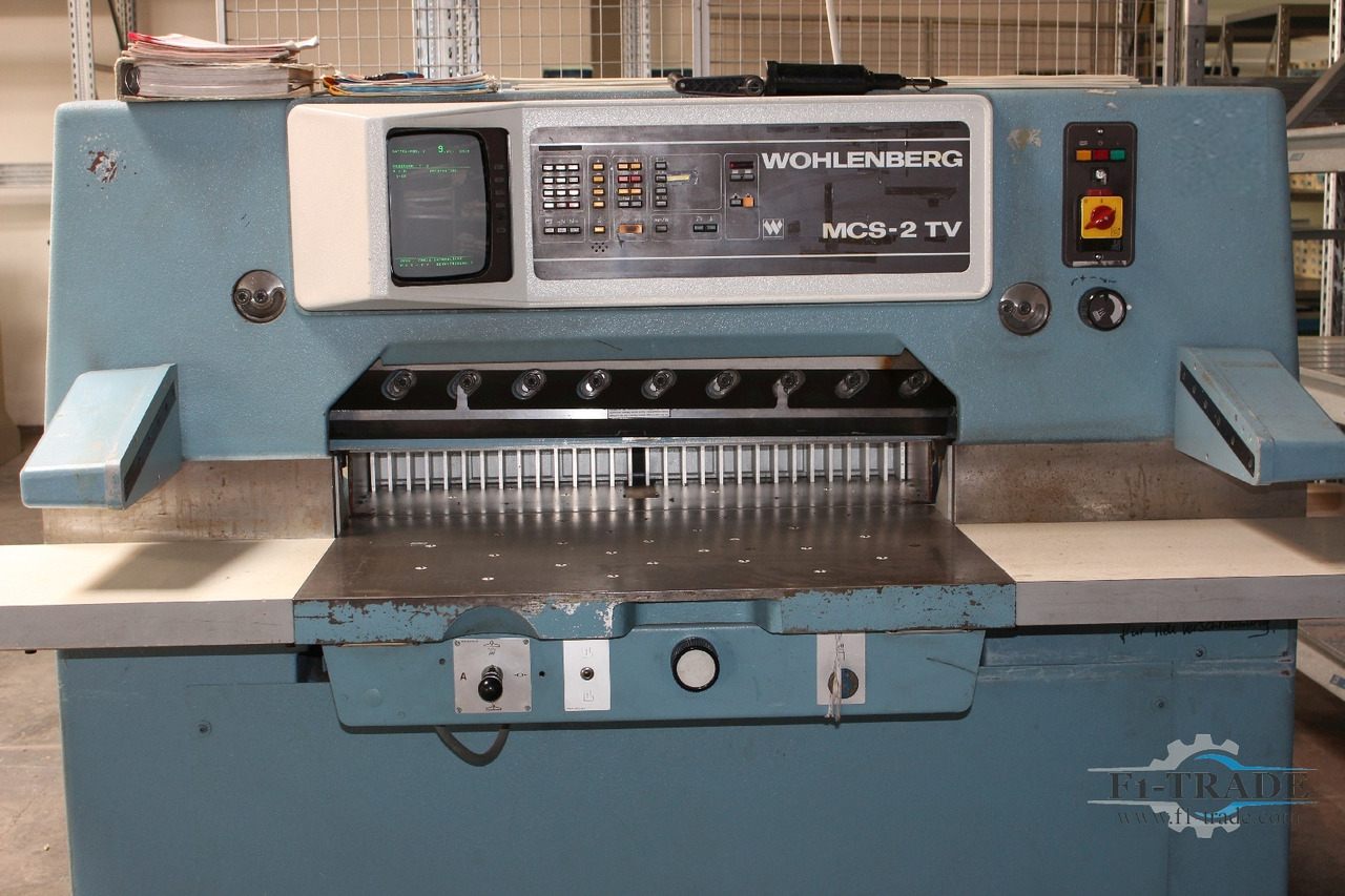 Wohlenberg 92 MCS-TV - Paper cutting machine: picture 2 Wohlenberg 92 MCS-TV - Paper cutting machine: picture 2
