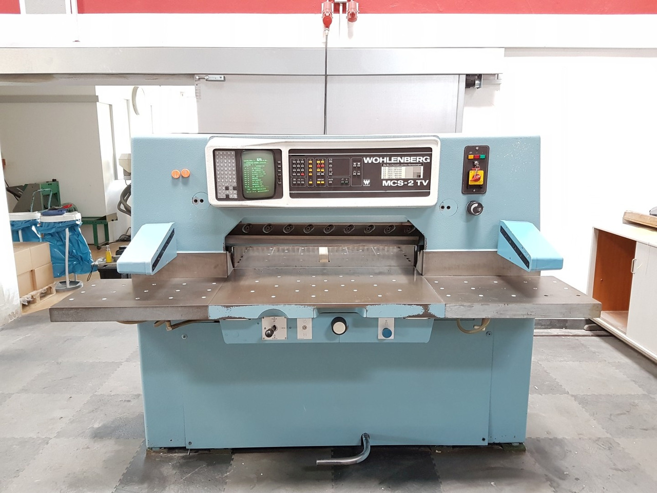 Wohlenberg 92 MCS2-TV - Paper cutting machine: picture 1 Wohlenberg 92 MCS2-TV - Paper cutting machine: picture 1