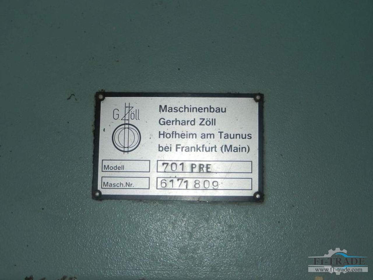 Folding machine Zoell Diplomat 701 PC-PR: picture 6