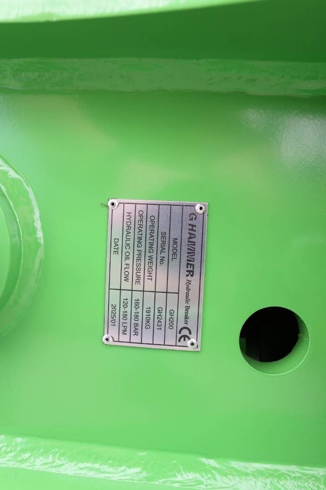 G HAMMER GH 200, POWER, NOT NOISE ! NEW 2025 MODEL - Hydraulic hammer for Construction machinery: picture 3 G HAMMER GH 200, POWER, NOT NOISE ! NEW 2025 MODEL - Hydraulic hammer for Construction machinery: picture 3