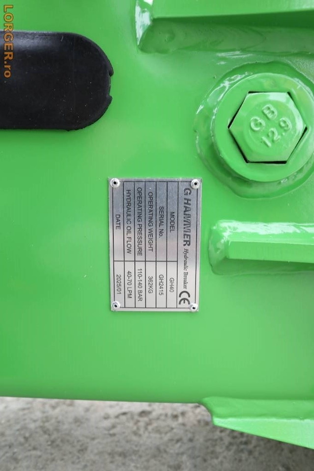 New Hydraulic hammer for Construction machinery G Hammer GH 40 - Power, Not Noise! New Model 2025: picture 6 New Hydraulic hammer for Construction machinery G Hammer GH 40 - Power, Not Noise! New Model 2025: picture 6