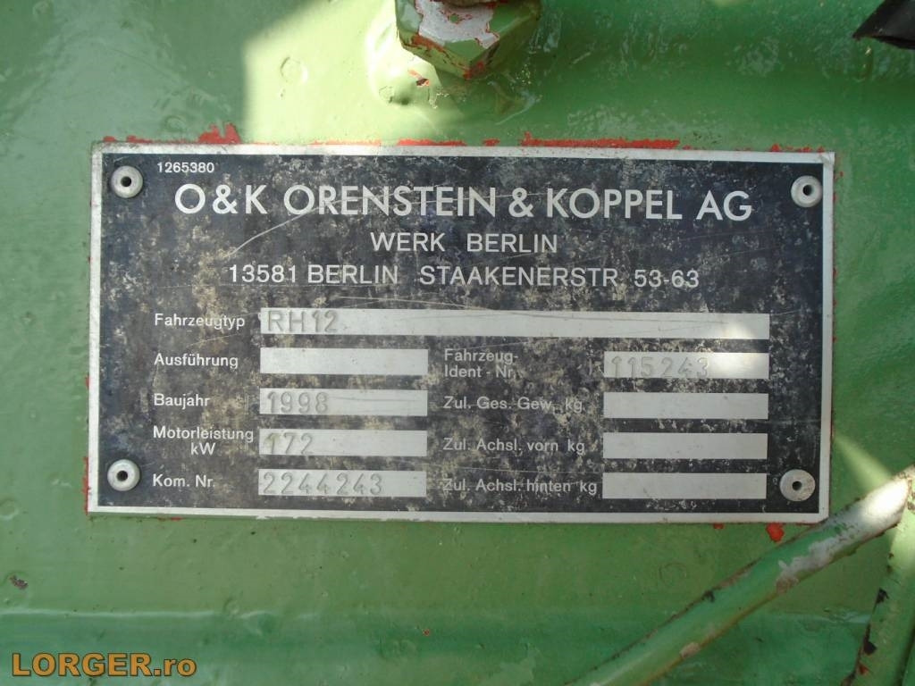 Crawler excavator O&K RH 12: picture 16 Crawler excavator O&K RH 12: picture 16