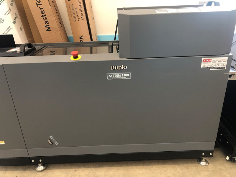 Duplo System 3500 | DC-445 | 2016 - Printing machinery: picture 3 Duplo System 3500 | DC-445 | 2016 - Printing machinery: picture 3