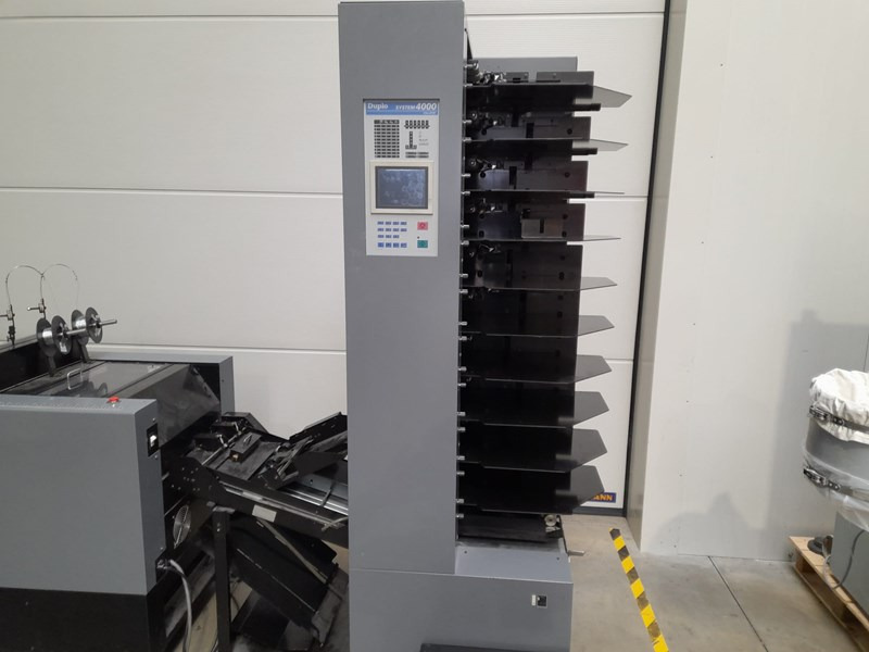 Duplo System 4000 - Printing machinery: picture 2 Duplo System 4000 - Printing machinery: picture 2
