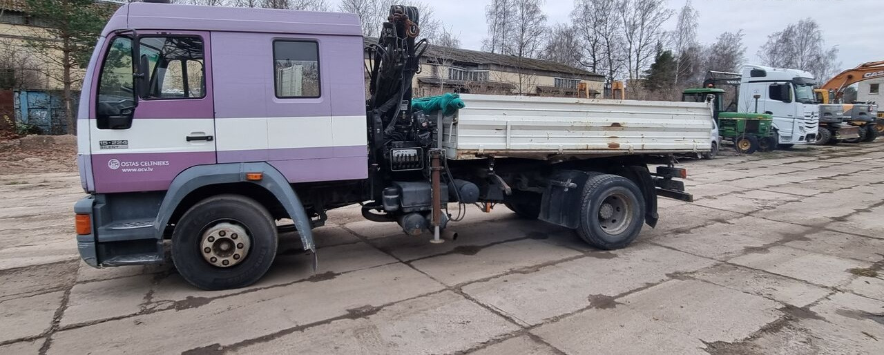 MAN 15.224 - Tipper, Crane truck: picture 2 MAN 15.224 - Tipper, Crane truck: picture 2