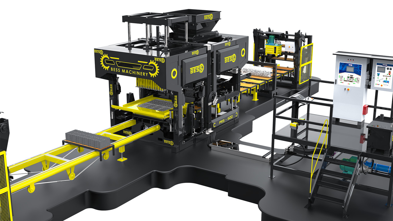 Fully Automatic Hollow Block Machine | PRS-600 - Block making machine: picture 4 Fully Automatic Hollow Block Machine | PRS-600 - Block making machine: picture 4