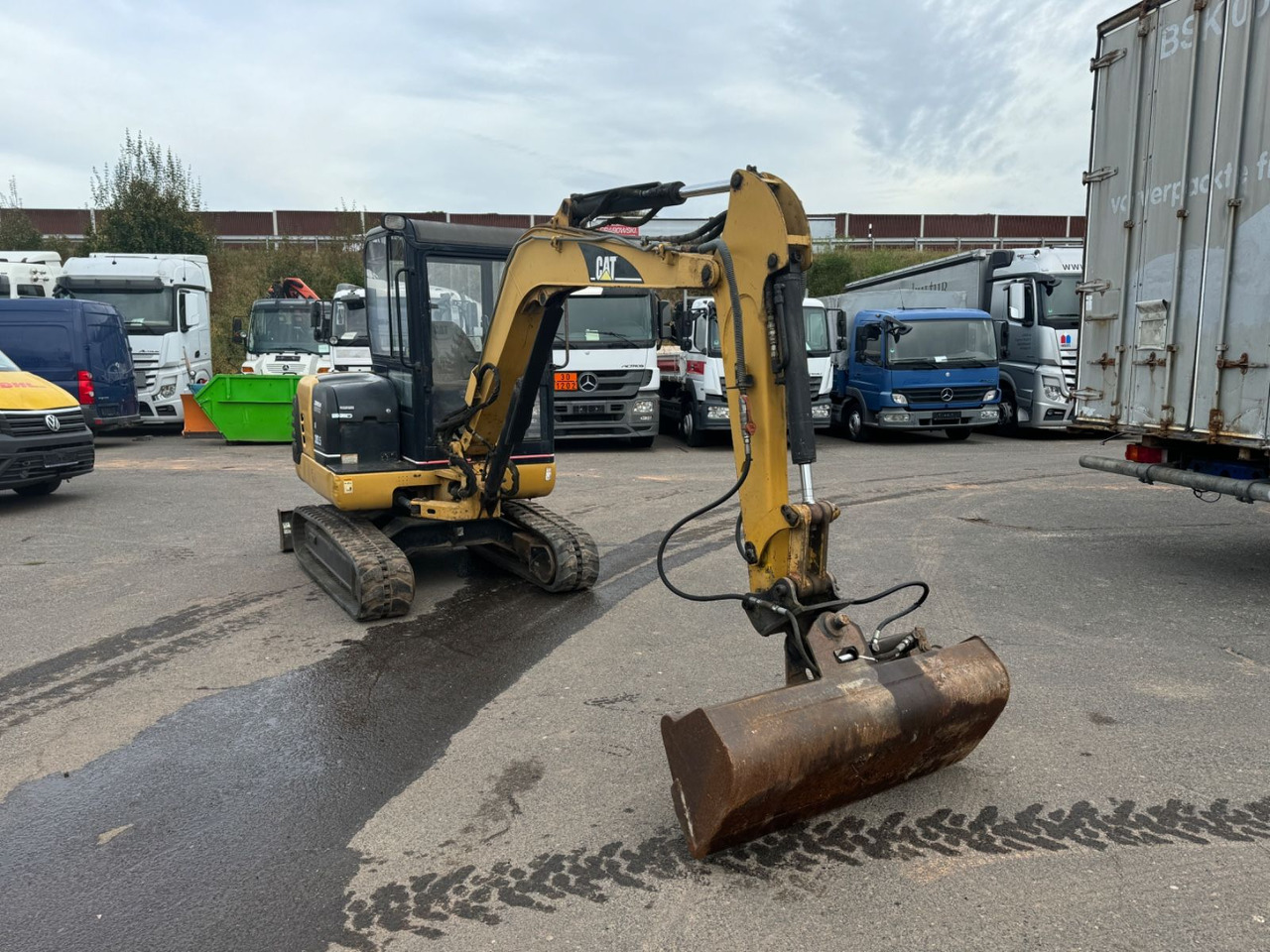 CAT 303.5 CAB Tieflöffel Graberäumer - Mini excavator: picture 2 CAT 303.5 CAB Tieflöffel Graberäumer - Mini excavator: picture 2