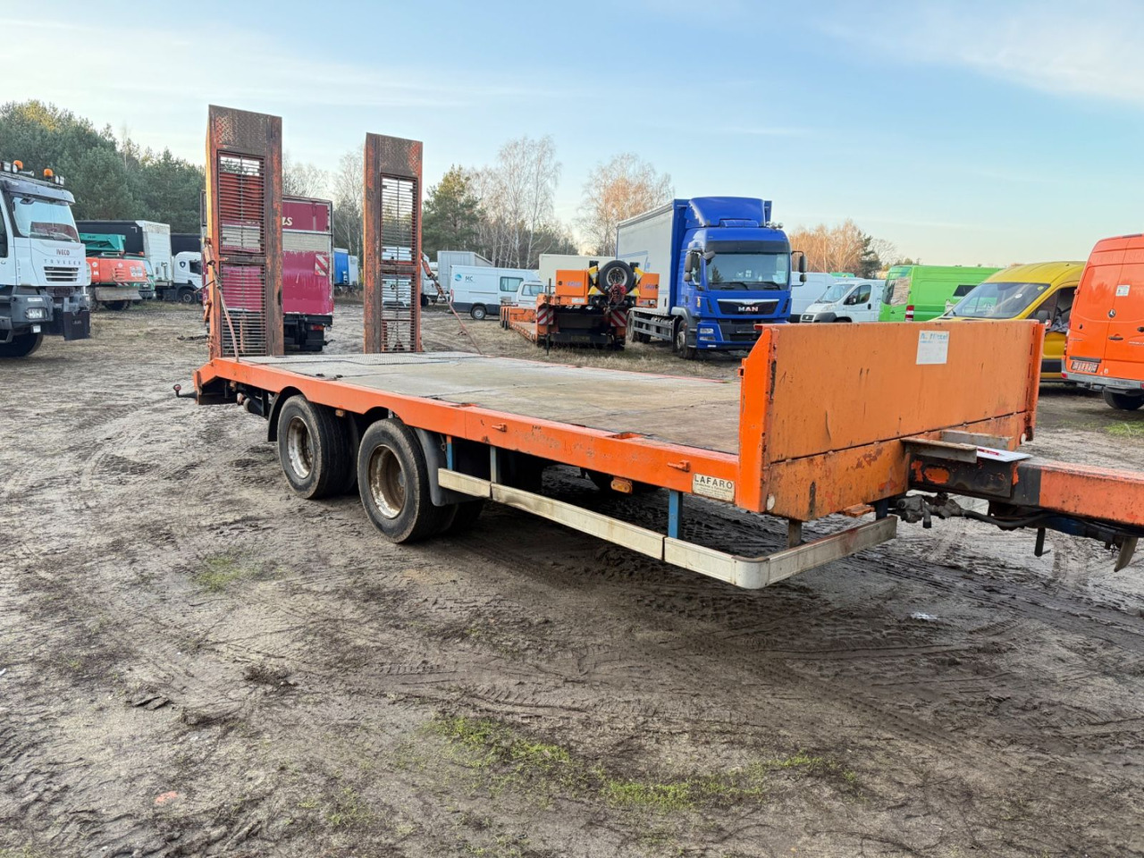 Lafaro ZAA 18 Auffahrrampen - Low loader trailer: picture 2 Lafaro ZAA 18 Auffahrrampen - Low loader trailer: picture 2