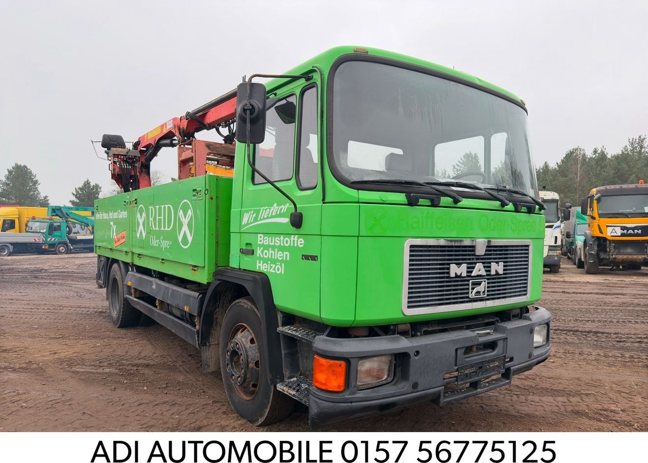 MAN 14.192 - Dropside/ Flatbed truck, Crane truck: picture 1 MAN 14.192 - Dropside/ Flatbed truck, Crane truck: picture 1