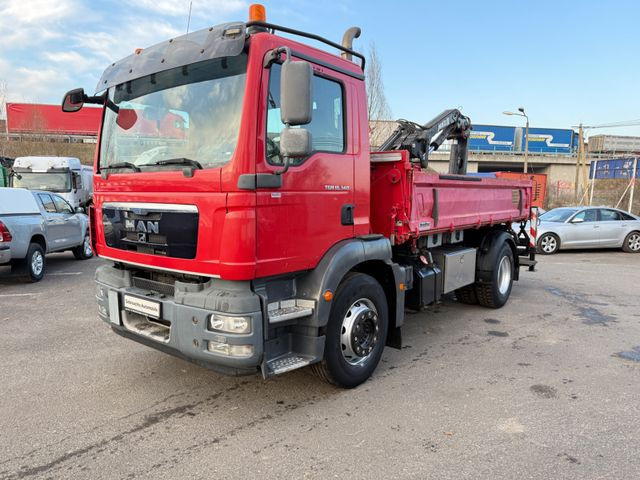 Tipper, Crane truck MAN TGM 18.340  Kipper mit Kran: picture 6