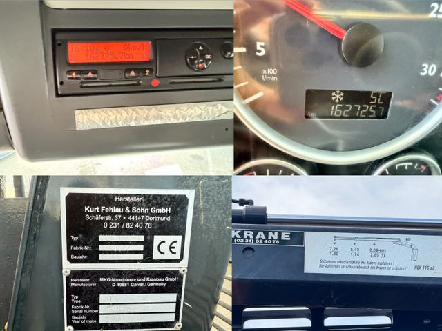 Tipper, Crane truck MAN TGM 18.340  Kipper mit Kran: picture 14