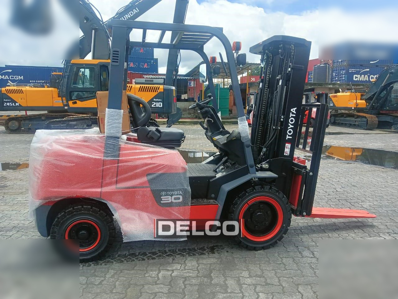 TOYOTA FDZN30 - Forklift: picture 4 TOYOTA FDZN30 - Forklift: picture 4