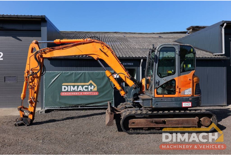 Doosan DX 80 R mono airco CW10 hydraulic qh - Mini excavator: picture 1 Doosan DX 80 R mono airco CW10 hydraulic qh - Mini excavator: picture 1