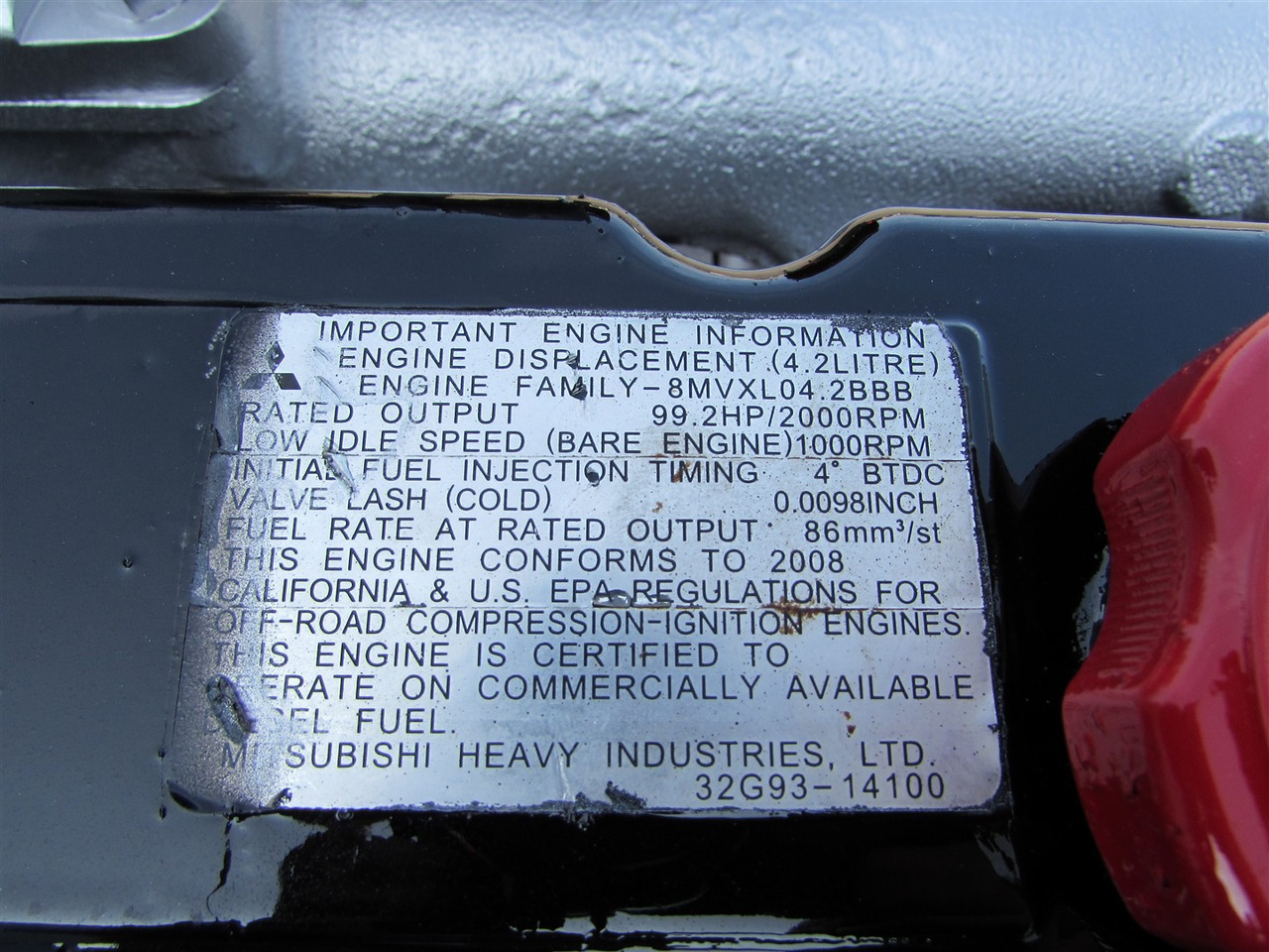 Engine for Excavator Mitsubishi RECON D04FR -KDP2TAAC / D04FR 74Kw @ 2000 rpm: picture 7 Engine for Excavator Mitsubishi RECON D04FR -KDP2TAAC / D04FR 74Kw @ 2000 rpm: picture 7