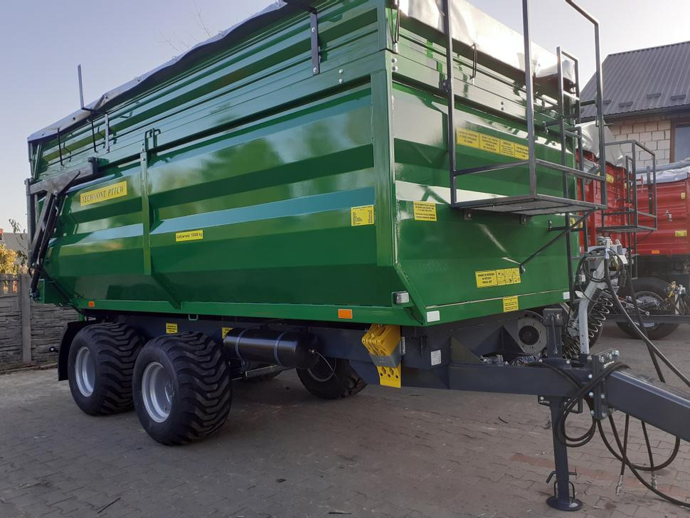 Techmont Anhänger Tandemkipper / Trailer / Remorque / Rimorchio / Remolque tándem / Прицеп монолитный двухосный тандем / Przyczepa tandem PTTCW112 12 t - Farm tipping trailer/ Dumper: picture 5 Techmont Anhänger Tandemkipper / Trailer / Remorque / Rimorchio / Remolque tándem / Прицеп монолитный двухосный тандем / Przyczepa tandem PTTCW112 12 t - Farm tipping trailer/ Dumper: picture 5