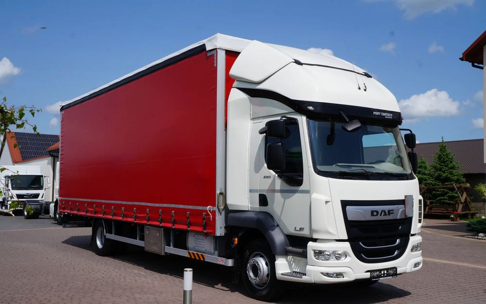 DAF LF 290 EURO 6 FIRANKA DŁ. 8.6m 21 PALET ŁAD 8.250 KG - Curtainsider truck: picture 1 DAF LF 290 EURO 6 FIRANKA DŁ. 8.6m 21 PALET ŁAD 8.250 KG - Curtainsider truck: picture 1