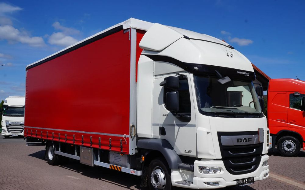 DAF LF 290 EURO 6 FIRANKA DŁ. 8.6m 21 PALET ŁAD 8.250 KG - Curtainsider truck: picture 1 DAF LF 290 EURO 6 FIRANKA DŁ. 8.6m 21 PALET ŁAD 8.250 KG - Curtainsider truck: picture 1