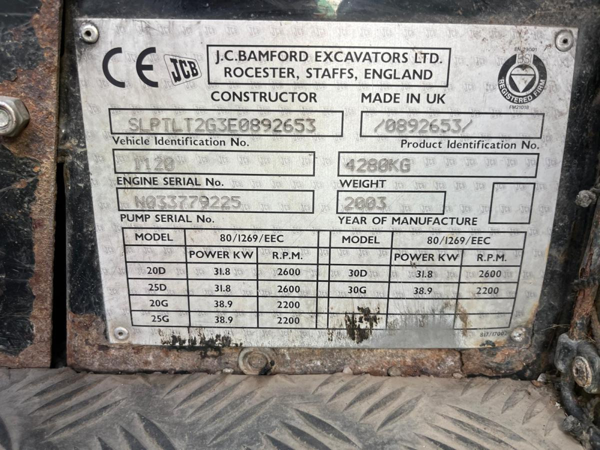 LPG forklift JCB Chariot télescopique à gaz 20D TELETRUCK: picture 8 LPG forklift JCB Chariot télescopique à gaz 20D TELETRUCK: picture 8