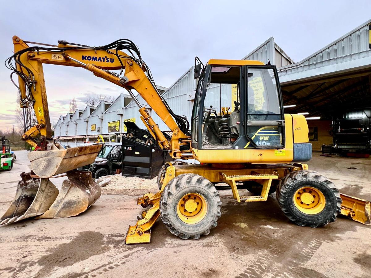 Komatsu PW110R-1 PELLE A PNEUS 12T - Wheel excavator: picture 2 Komatsu PW110R-1 PELLE A PNEUS 12T - Wheel excavator: picture 2