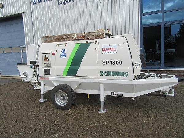2014 SCHWING BP 1800 D -129 KW static pump - Stationary concrete pump: picture 2 2014 SCHWING BP 1800 D -129 KW static pump - Stationary concrete pump: picture 2