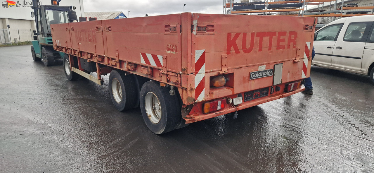 Low loader trailer for transportation of heavy machinery Goldhofer TP-L3-24/80 Bordwände, verbreiterbar, Zustand 3-4: picture 9 Low loader trailer for transportation of heavy machinery Goldhofer TP-L3-24/80 Bordwände, verbreiterbar, Zustand 3-4: picture 9