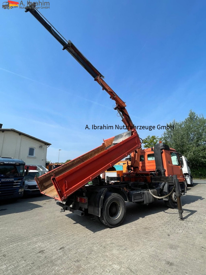 Tipper, Crane truck Mercedes-Benz 1836 Meiller 3-Seiten Kipper, Kran Atlas Atlas 125.2 A2 mit Funk FB: picture 10