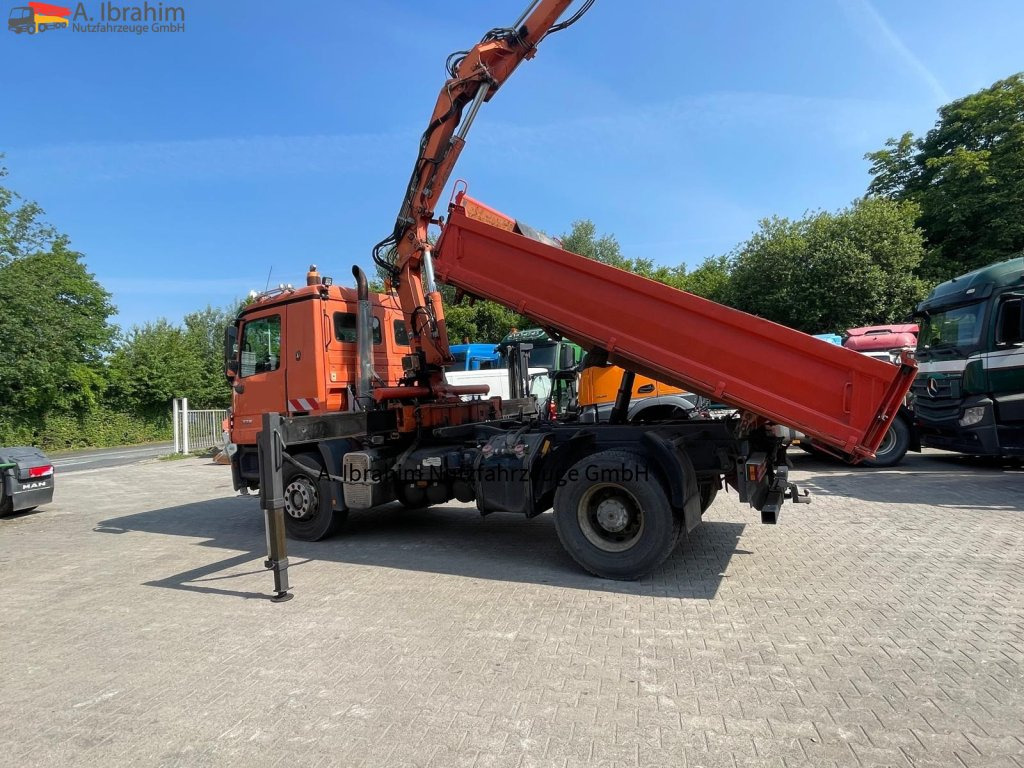 Tipper, Crane truck Mercedes-Benz 1836 Meiller 3-Seiten Kipper, Kran Atlas Atlas 125.2 A2 mit Funk FB: picture 13