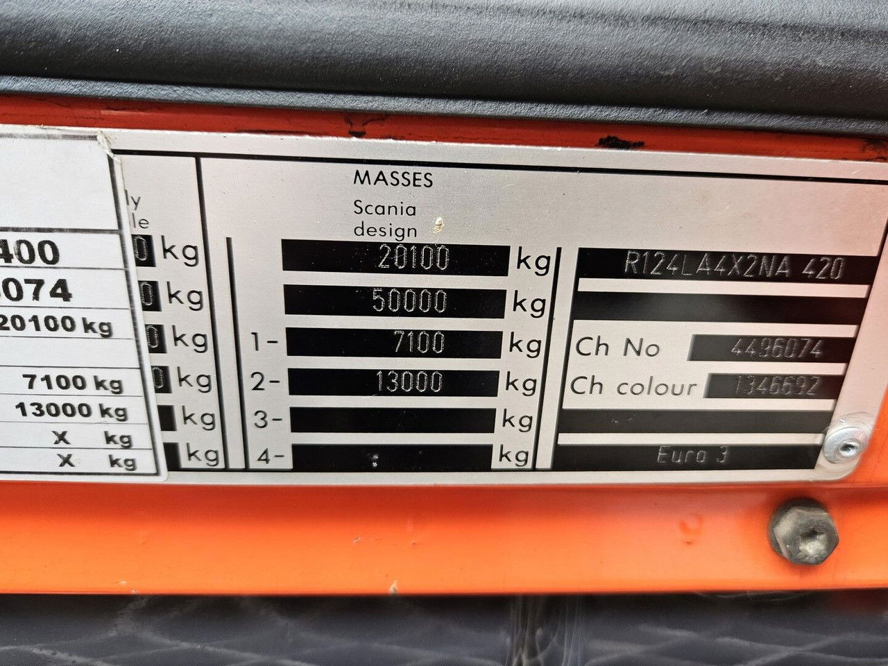 Tractor unit Scania 124L420, Retarder, Airco, manual gearbox, PDE: picture 7 Tractor unit Scania 124L420, Retarder, Airco, manual gearbox, PDE: picture 7