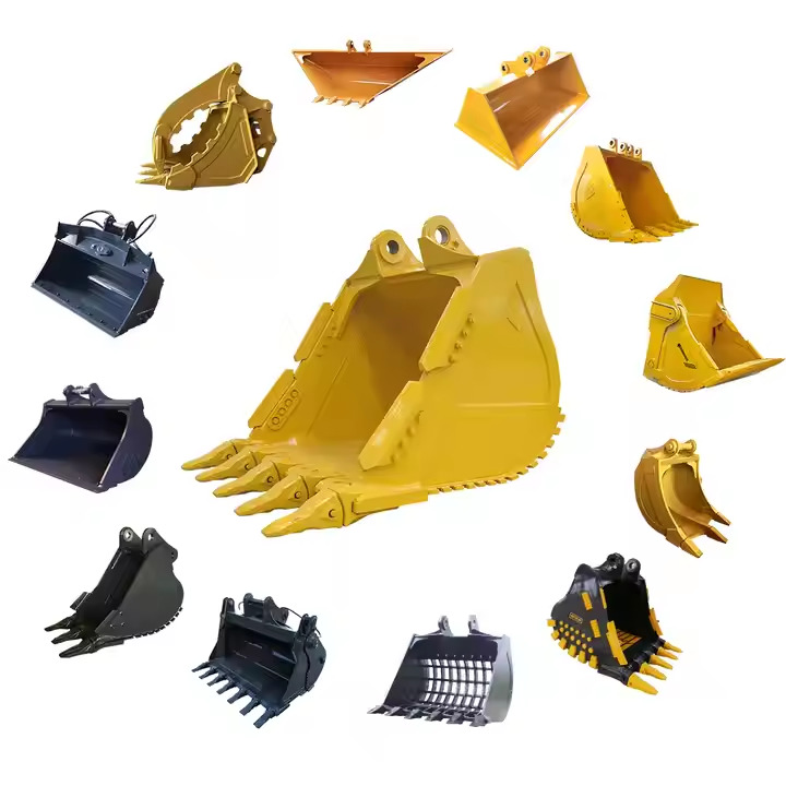 Komatsu bucket with many different types - Spare parts for Construction machinery: picture 1 Komatsu bucket with many different types - Spare parts for Construction machinery: picture 1