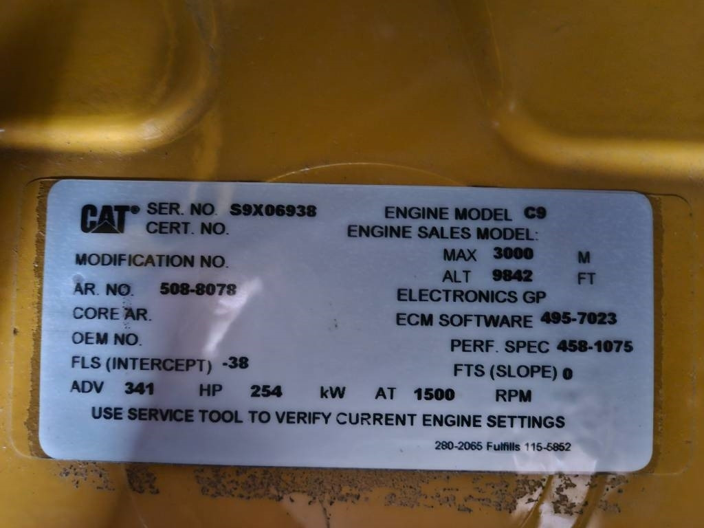 New Generator set CAT DE275E0 - C9 - 275 kVA Generator - DPX-18020: picture 10