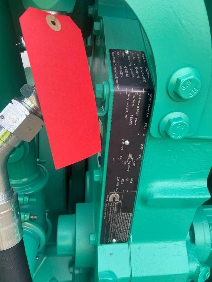 Cummins C2250D5 - 2.250 kVA Genset - QSK60 - DPX-18536-A - Generator set: picture 5 Cummins C2250D5 - 2.250 kVA Genset - QSK60 - DPX-18536-A - Generator set: picture 5