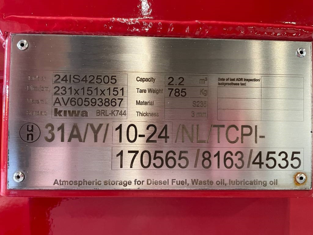 New Storage tank New Diesel Fuel Tank 2.200 Liter - DPX-31023: picture 6 New Storage tank New Diesel Fuel Tank 2.200 Liter - DPX-31023: picture 6