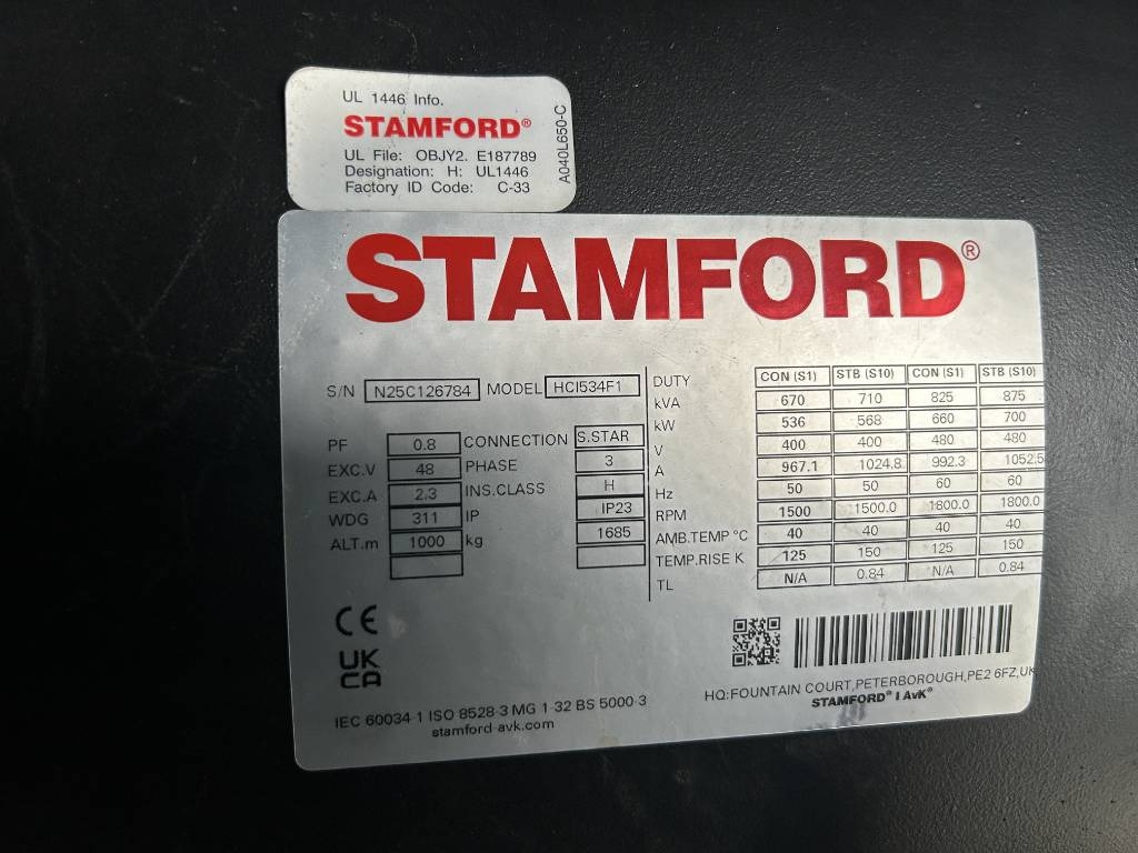 New Generator set Volvo TWD1683GE - 740 kVA Stage V Generator - DPX-19040: picture 21