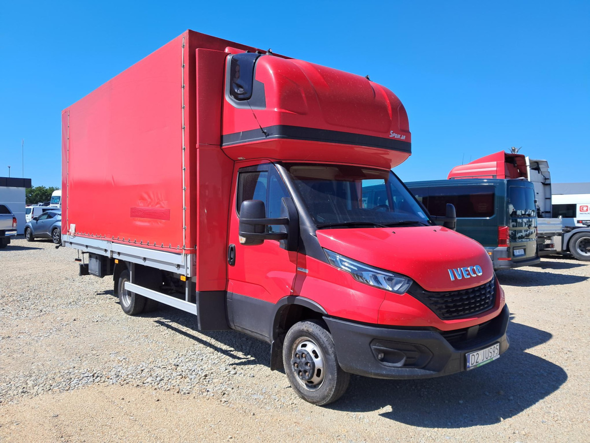 Curtain side van IVECO/JUSAM STANISŁAWJURKOWSKI 50C18/JU06 PLANDEKA: picture 1