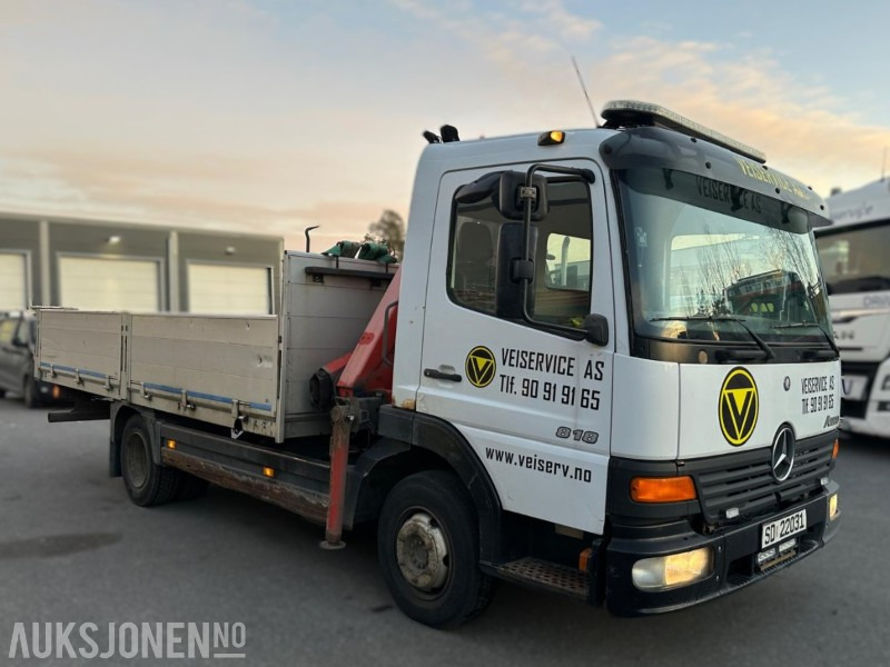 2004 Mercedes-Benz Atego 818/36 AT – Planbil med Fassi F60 kran – EU-godkjent til 02/2026 – Kjørbar - Crane truck: picture 3 2004 Mercedes-Benz Atego 818/36 AT – Planbil med Fassi F60 kran – EU-godkjent til 02/2026 – Kjørbar - Crane truck: picture 3