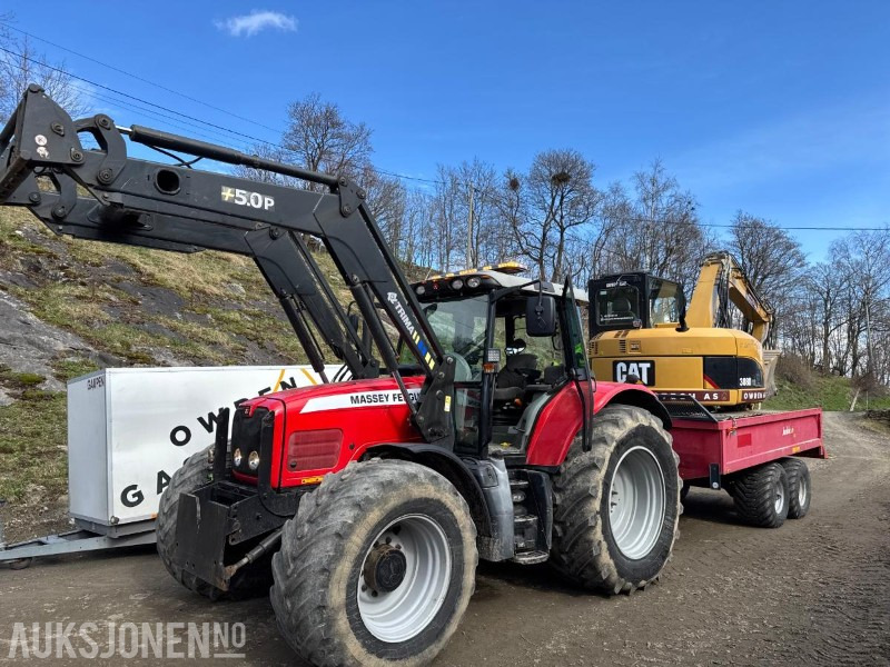 2006 Massey Ferguson 7480 frontlaster Rotorbjelke Hydraulisk utskyvbar krok Brøyteplate eu ok 04.2027 - Farm tractor: picture 3 2006 Massey Ferguson 7480 frontlaster Rotorbjelke Hydraulisk utskyvbar krok Brøyteplate eu ok 04.2027 - Farm tractor: picture 3