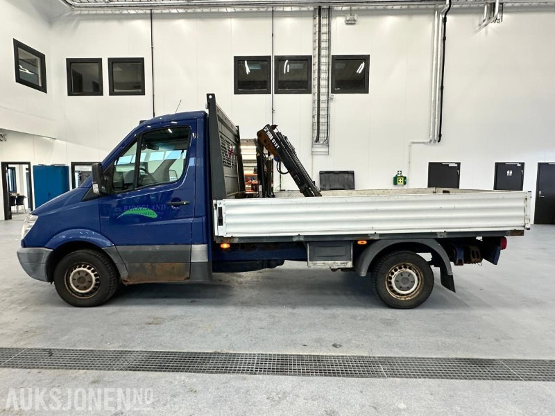 2008 Mercedes-Benz SPRINTER 315 CDI planbil m/ Hiab 013T kran - Open body delivery van: picture 2 2008 Mercedes-Benz SPRINTER 315 CDI planbil m/ Hiab 013T kran - Open body delivery van: picture 2