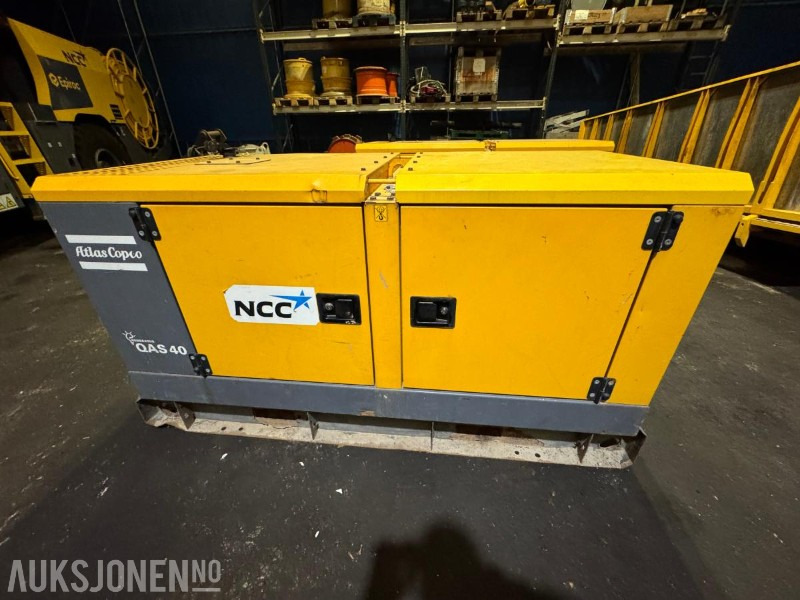 2012 Atlas Copco QAS 40 strømaggregat / 40KVA - Construction equipment: picture 2 2012 Atlas Copco QAS 40 strømaggregat / 40KVA - Construction equipment: picture 2
