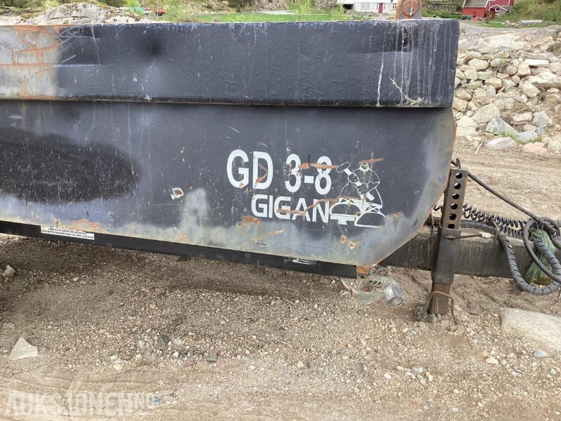 2015 Gigant 3 til 8 Dumperhenger - Dumper: picture 3 2015 Gigant 3 til 8 Dumperhenger - Dumper: picture 3
