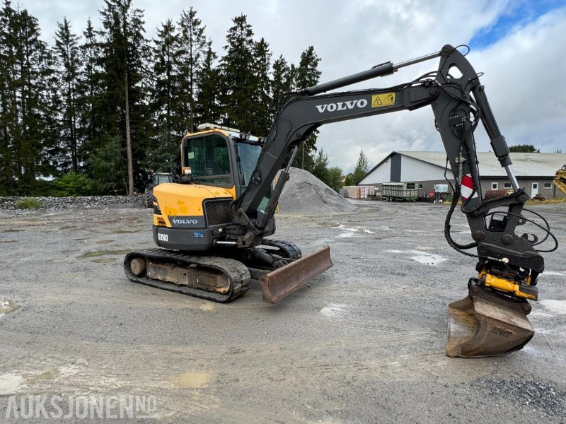 2016 Volvo ecr58d beltegraver 4301t, tiltrotator, pusseskuff,steinskuff - Mini excavator: picture 2 2016 Volvo ecr58d beltegraver 4301t, tiltrotator, pusseskuff,steinskuff - Mini excavator: picture 2