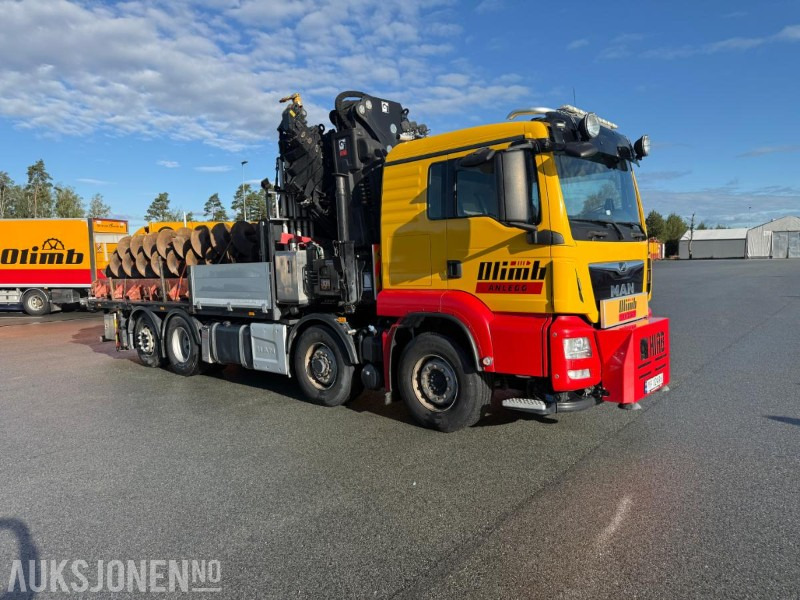 2017 MAN TGS 35.500 KRANBIL M/HIAB X-HIPRO 548 KRAN 8X4 HYDRODRIVE SERVICEHISTORIKK LAV KM. - Crane truck: picture 4 2017 MAN TGS 35.500 KRANBIL M/HIAB X-HIPRO 548 KRAN 8X4 HYDRODRIVE SERVICEHISTORIKK LAV KM. - Crane truck: picture 4