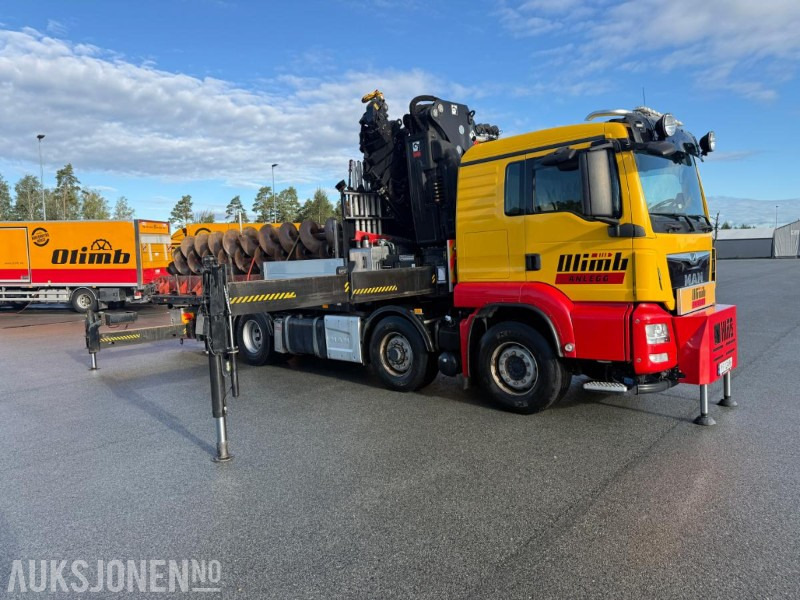 2017 MAN TGS 35.500 KRANBIL M/HIAB X-HIPRO 548 KRAN 8X4 HYDRODRIVE SERVICEHISTORIKK LAV KM. - Crane truck: picture 2 2017 MAN TGS 35.500 KRANBIL M/HIAB X-HIPRO 548 KRAN 8X4 HYDRODRIVE SERVICEHISTORIKK LAV KM. - Crane truck: picture 2