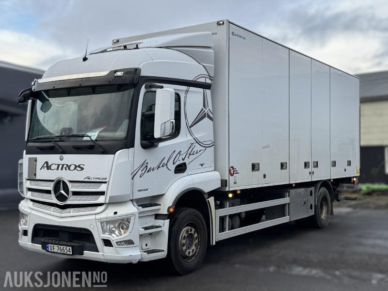 2017 Mercedes-Benz Actros 4x2 SKAPBIL EURO6 BUSSBYGG M/SIDEÅPNING HELLUFT ZEPRO - Box truck: picture 1 2017 Mercedes-Benz Actros 4x2 SKAPBIL EURO6 BUSSBYGG M/SIDEÅPNING HELLUFT ZEPRO - Box truck: picture 1