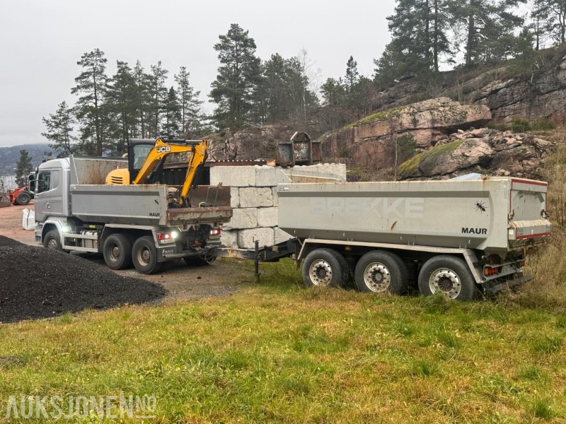 2017 Scania R730 tippbil med Maur trippelkjerre / EURO 6 / 6X4 - Tipper: picture 2 2017 Scania R730 tippbil med Maur trippelkjerre / EURO 6 / 6X4 - Tipper: picture 2