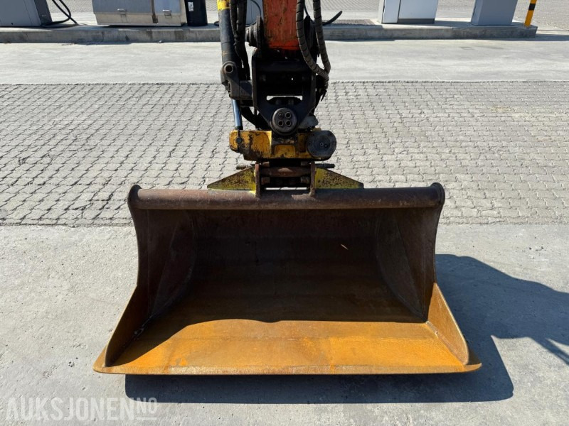 Excavator 2018 Kubota U55-4 BELTEGRAVER ENGCON TILTROTATOR 2 SKUFFER SERVICEHISTORIKK SENTRALSMØRING: picture 14