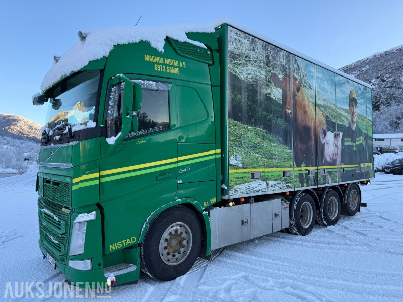2018 Volvo FH 540 8X4 Skapbil med Bussbygg Volumax påbygg - Eu godkjent - Servicehistorikk - Box truck: picture 1 2018 Volvo FH 540 8X4 Skapbil med Bussbygg Volumax påbygg - Eu godkjent - Servicehistorikk - Box truck: picture 1