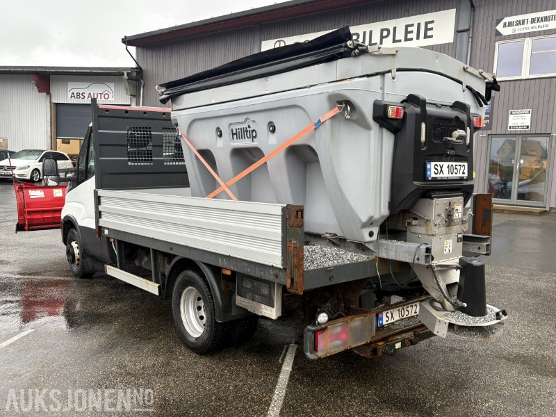 2019 Iveco Daily planbil m/ Hilltip IceStriker og Western Wide-Out brøyteplog - EU godkjent til 04.11.2026 - Dropside/ Flatbed truck: picture 4 2019 Iveco Daily planbil m/ Hilltip IceStriker og Western Wide-Out brøyteplog - EU godkjent til 04.11.2026 - Dropside/ Flatbed truck: picture 4
