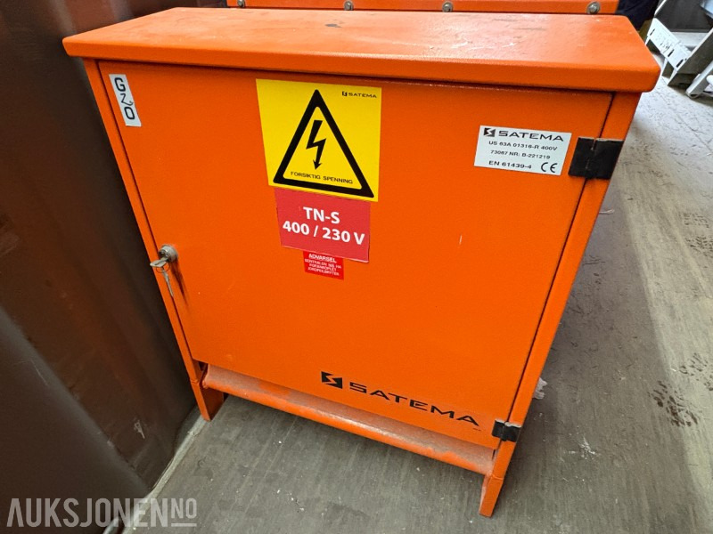 2022 Byggestrømskap Satema 63A 400/230V - 3 stk - Construction equipment: picture 2 2022 Byggestrømskap Satema 63A 400/230V - 3 stk - Construction equipment: picture 2