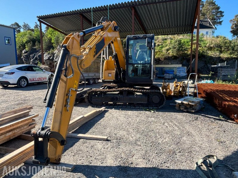 Excavator 2024 Sany SY75C. S50 Hurtigfeste. Sentralsmøring. Graveskuff ca 320L: picture 6